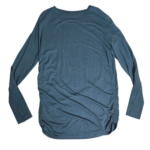 Athleta Drishti Ruched Sweatshirt - Medium - Black - 405166 - Picture 5 of 6